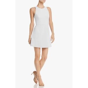 French Connection Women Whisper Light Sleevless Strappy Stretch Mini Dress 6 NWT